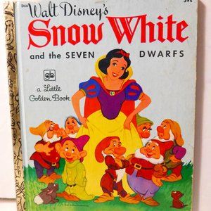 Walt Disney's Show White A Little Golden Book 1973 Vintage